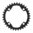 PILO 34T Narrow Wide CNC Chainring Shimano 104 BCD (0mm offset) Black Hard Anodized