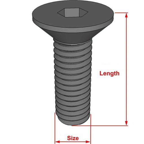 CounterSunk Stainless hanger bolt, various sizes (single)