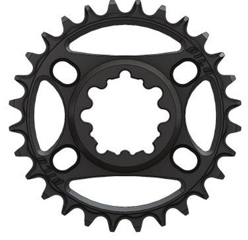 PILO 28T Narrow Wide CNC Chainring Sram Direct (6mm) fitting Black Hard Anodized