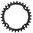 PILO 30T Narrow Wide CNC Chainring Shimano 104 BCD  Black Hard Anodized