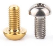 GMH Titanium Disc Rotor Bolts M5x10mm T25 (pack of 6) Various colours