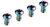 GMH - Steel Disc Rotor Bolts T25 - M5x10mm Oil Slick (Pack of 12)