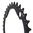 PILO 36T Narrow Wide CNC Chainring Shimano Hyperglide+ 104 BCD Black Hard Anodized