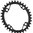 PILO 36T Narrow Wide CNC ELLIPTICAL Chainring Shimano 104 BCD (0mm offset) Black Hard Anodized