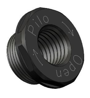 PILO S63 CNC Lock nut for Look D1055