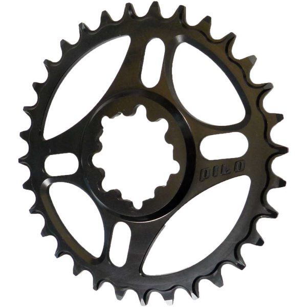 PILO 36T Narrow Wide CNC Chainring Sram Direct (3mm) fitting Black Hard Anodized