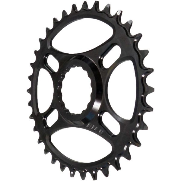 PILO 34T Narrow Wide CNC Chainring Race Face Cinch Direct fitting Black Hard Anodized