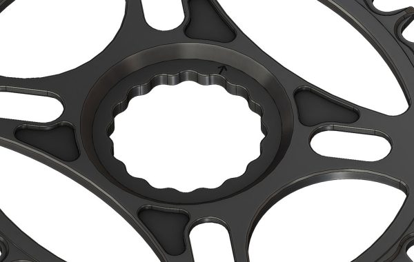 PILO 32T Narrow Wide CNC ELLIPTICAL Chainring Race Face Cinch Direct fitting Black Hard Anodized - Image 3