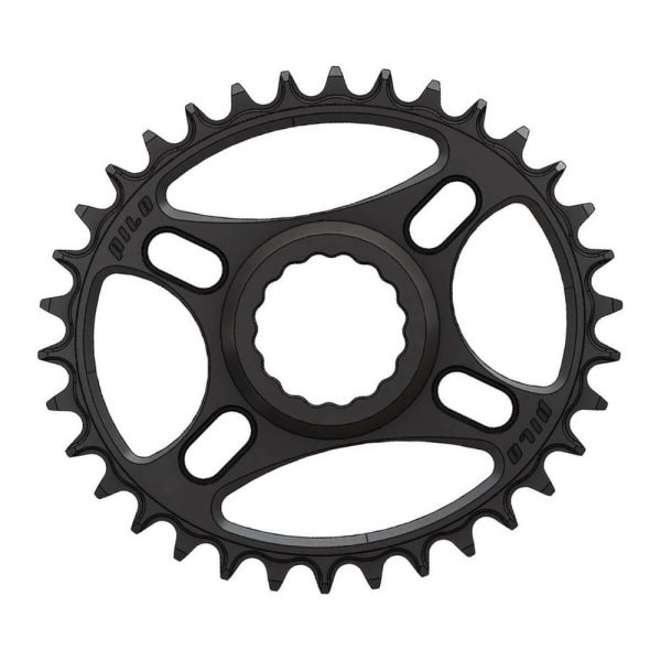 PILO 32T Narrow Wide CNC ELLIPTICAL Chainring Race Face Cinch Direct fitting Black Hard Anodized