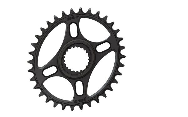 PILO 32T Narrow Wide CNC ELLIPTICAL Shimano direct mount Chainring Black Hard Anodized - Image 2