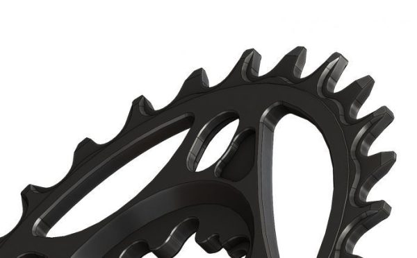 PILO 28T Narrow Wide CNC Chainring Sram Direct (3mm) fitting Black Hard Anodized - Image 4