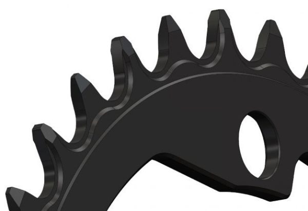 PILO 34T Narrow Wide CNC Chainring Sram T-Type 104 BCD Black Hard Anodized - Image 2