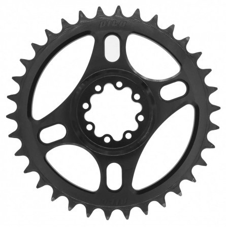 PILO 32T Narrow Wide CNC Chainring Sram T-Type 8 Hole Black Hard Anodized