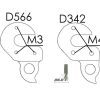 PILO D566 CNC – Gear mech derailleur hanger – Storck - Image 2