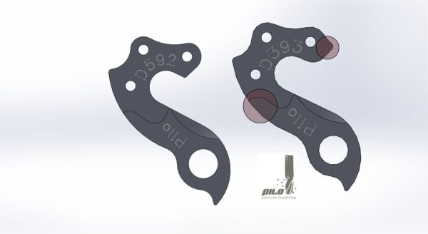 PILO D592 CNC – Gear mech derailleur hanger – Merida - Image 2