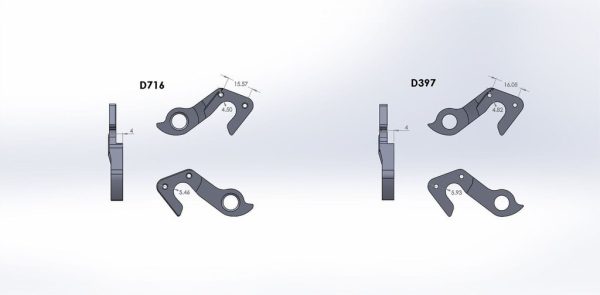 PILO D397 CNC – Gear mech derailleur hanger – GT - Image 3