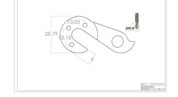 PILO D520 CNC – Gear mech derailleur hanger – Stanton - Toyo - Image 2