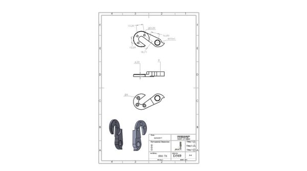 PILO D569 CNC – Gear mech derailleur hanger – NS Bikes - Everest - Image 2