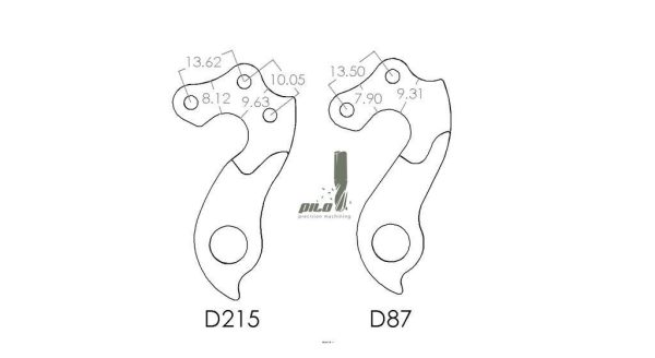 PILO D215 CNC – Gear mech derailleur hanger – Kuota - Wilier - Cotic etc - Image 2