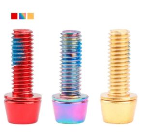 M6 x 18mm Stainless Steel Allen Key Bolts, packs of 6 (3 various colours)