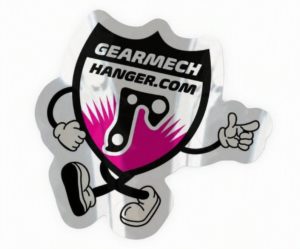 GMH - 'Shieldy' 4cm x 4cm (approx)  Die Cut Sticker (Mirror finish)